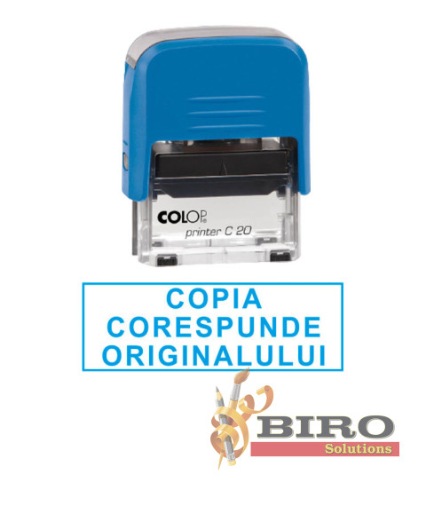 Ștampilă /COPIA CORESPUNDE ORIGINALULUI/, COLOP Printer C20
